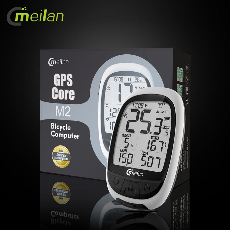 Meilan M2 ANT GPS Bike Computer for Bicycle Scooter Shopee Singapore