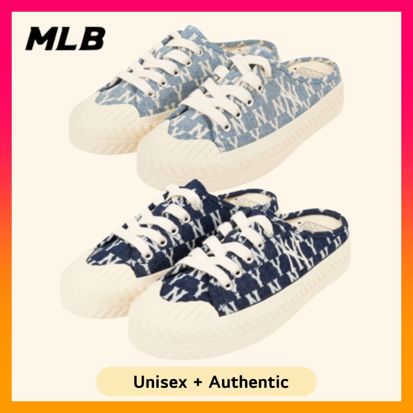 MLB KOREA Playball Mule Monogram New York Yankees Shoes NY