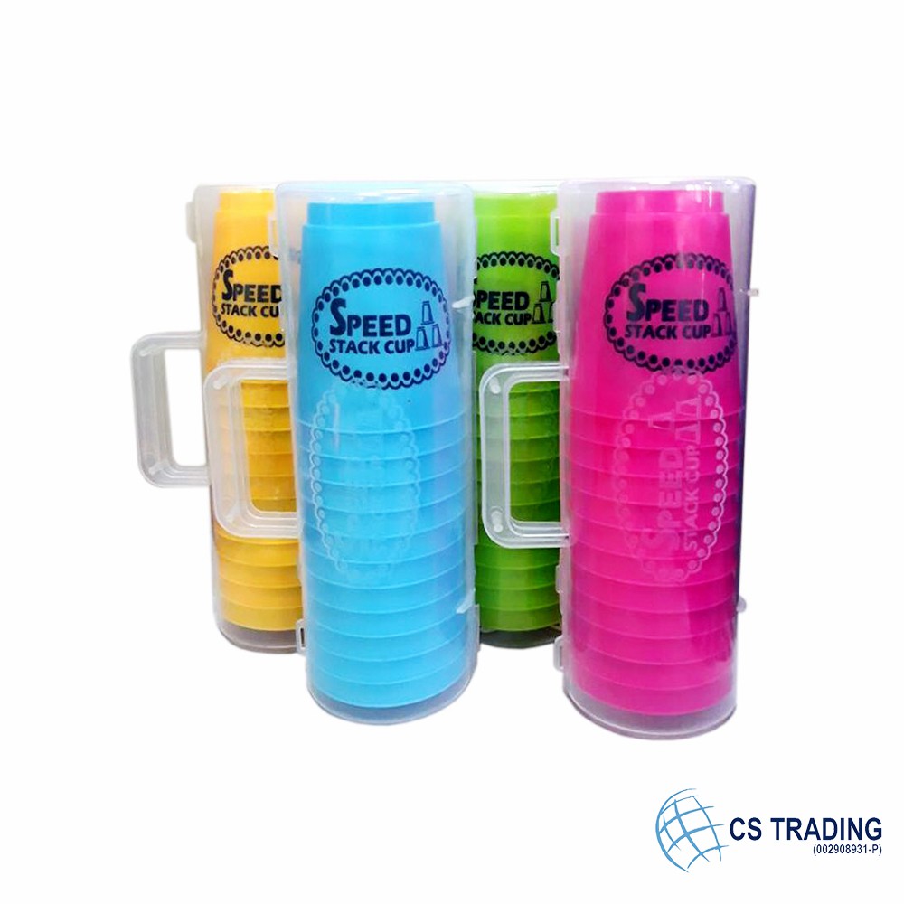 Speed Stack Cups with Carrying Case Sport / Stacking Cups