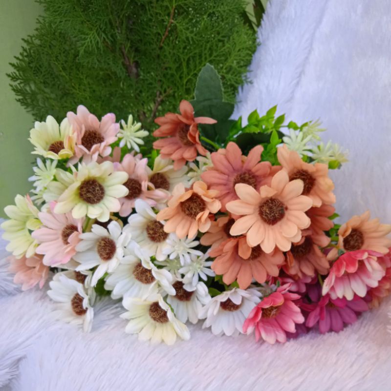 Mini daisy Flower, artificial daisy Flower, Fake daisy Flower, pikok