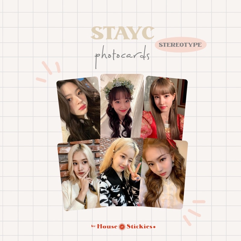 Stayc Unofficial Photocard (Stereotype Era) | Shopee Singapore