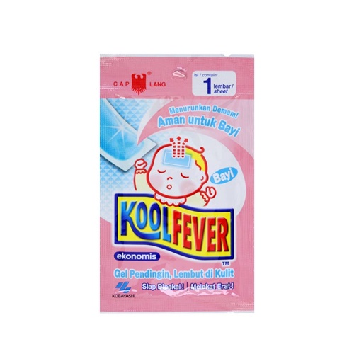 Kool Fever Baby Ekonomis 1 Lembar / Kompres Bayi / Panas Bayi - Gambar 2