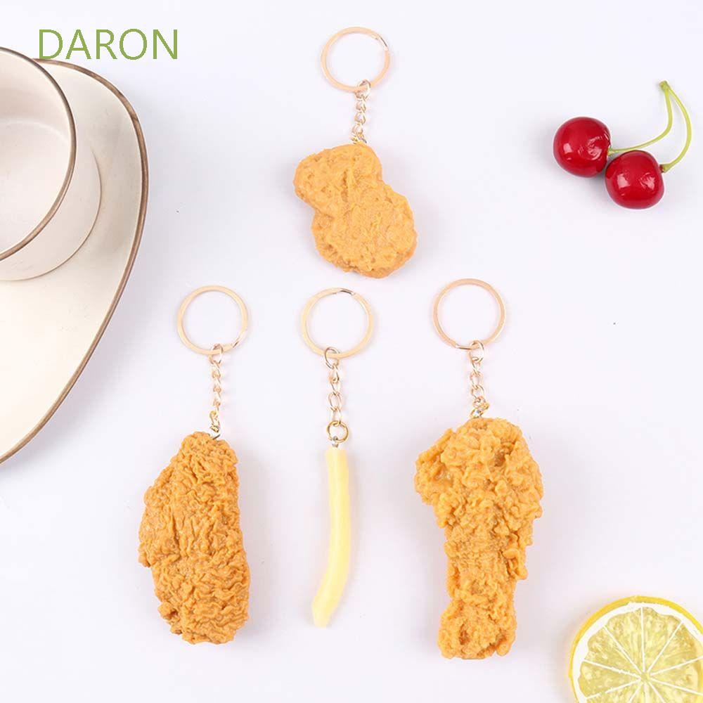 DARON Creative Imitation Food Keychains Simulation Key Rings Key Chains ...