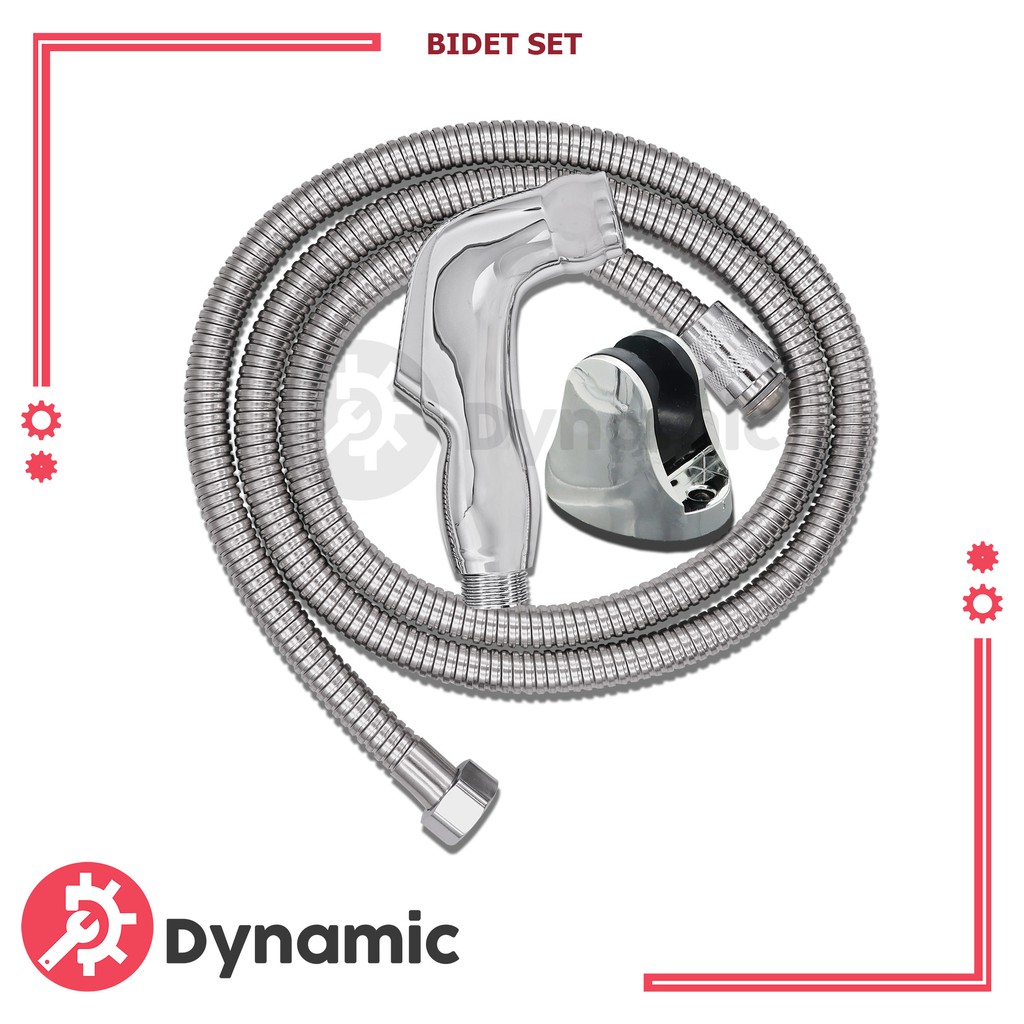 Dynamic ABS Handheld Bidet Spray Complete Set Toilet Kitchen Sprayer