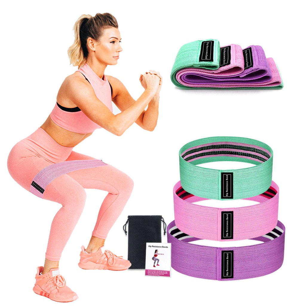 Gym fabric resistance discount bands