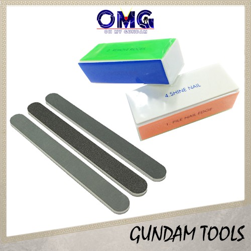 Gundam tools Sanding polish stick brick nubmark clear OMG sand tool nub