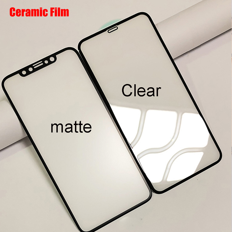 Glossy / Matte Full Cover Ceramic Tempered Glass Film Compatible 