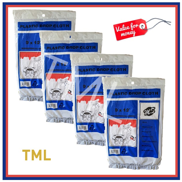 Nippon Paint / MS / EzStik Plastic Drop Cloth Drop sheet Painting Sheet