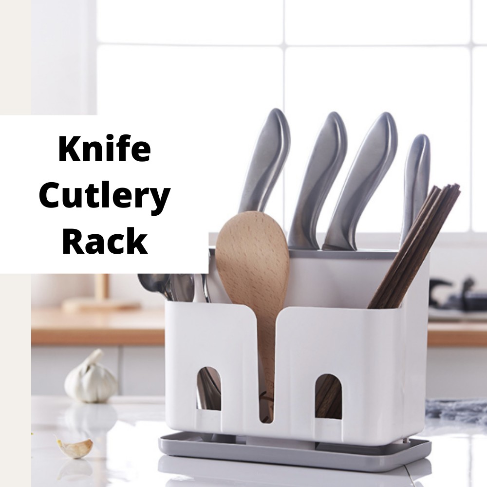 {SG} Knife Holder Storage Kitchen Organiser Knife Cutlery Rack Knives
