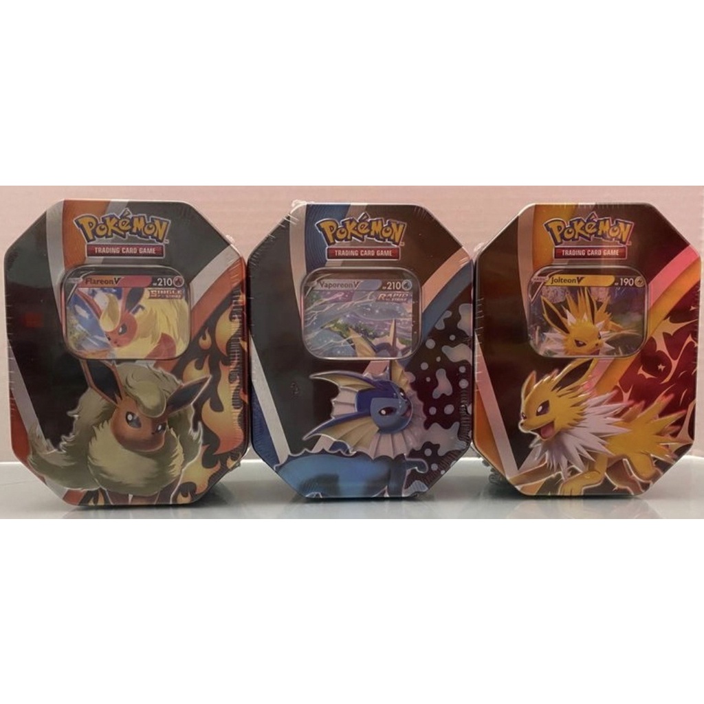 Pokémon TCG: Eevee Evolutions Tin (Flareon V)