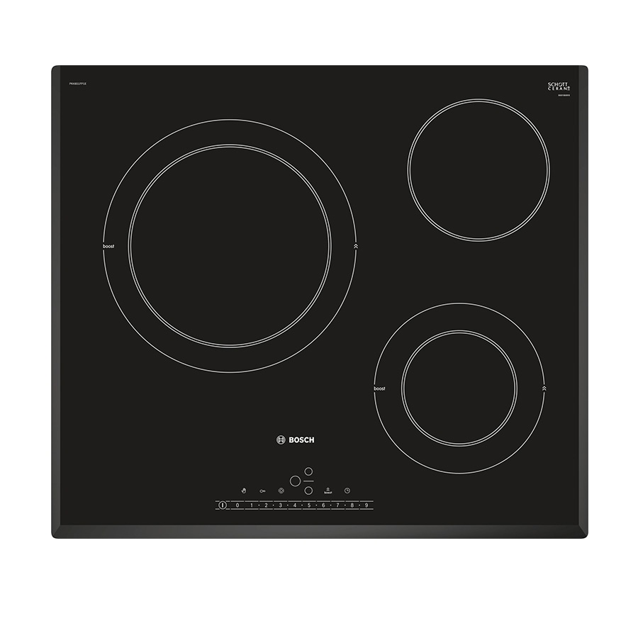 BOSCH Serie | 6 Electric Hob 60 Cm Black, Surface Mount Without Frame ...