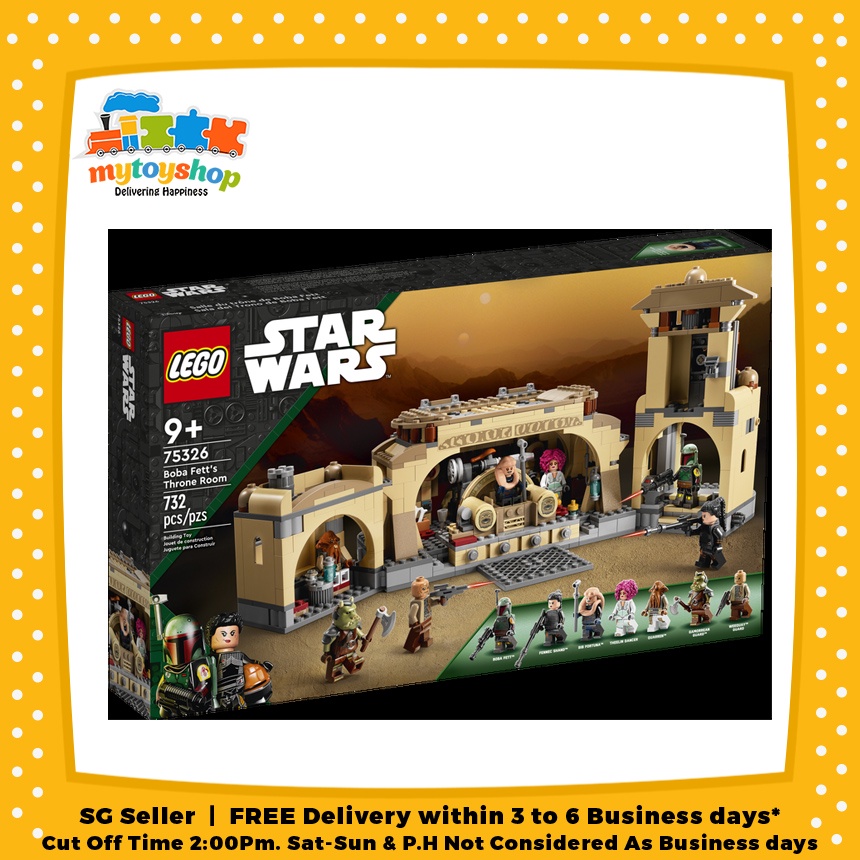 Star Wars: Boba Fett's Throne Room (75326) store FREE SHIPPING!