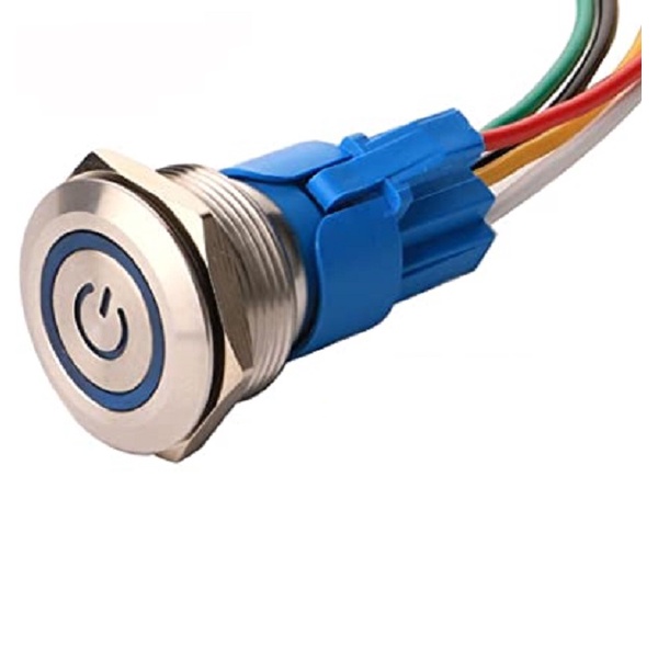 TOMBOL On off Switch Motorcycle Car On off Button Switch Push Button On ...