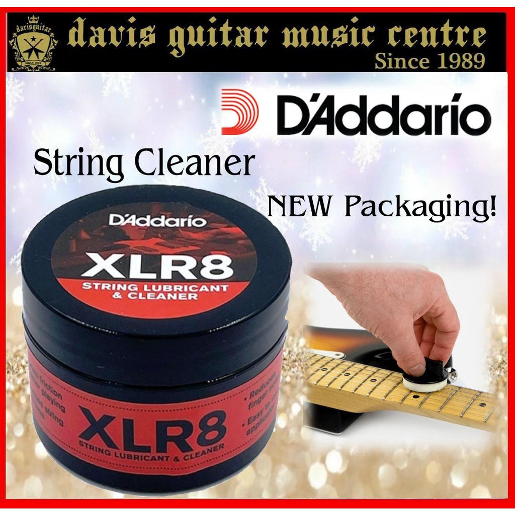 DAddario String Cleaner/Lubricant XLR8 Authentic Made In USA | Shopee ...