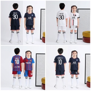 New Design 10 Children S Football Kit Boys and Girls Club World Cup Short  Sleeve Messi Cristiano Ronaldo Jersey Can Print Number Football Jersey -  China Sports Wear and Baby Gym Wear