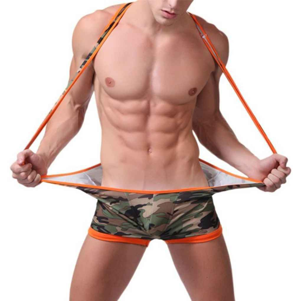 Men Camouflage Jockstrap G Thongs Wrestling Singlets Gay Thongs Sex  Underwear | Shopee Singapore