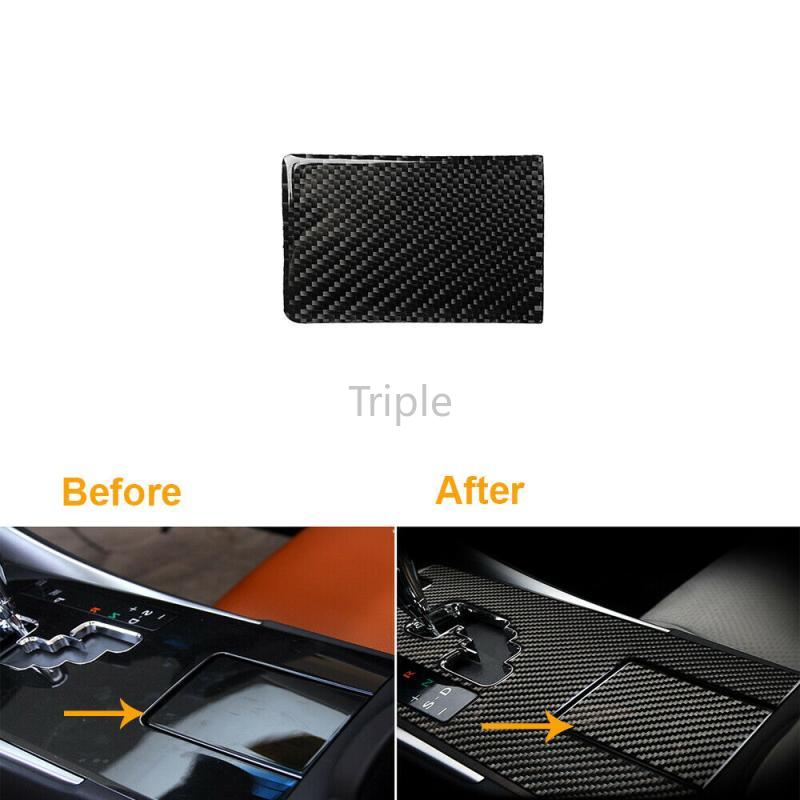 Carbon Fiber Water Cup Holder Panel Trim Cover For LEXUS IS250 300 350 20062012 Front Armrest