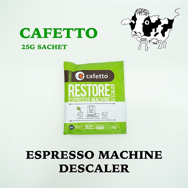 Cafetto Restore Espresso Machine Descaler Sachet (25g) Descaling for