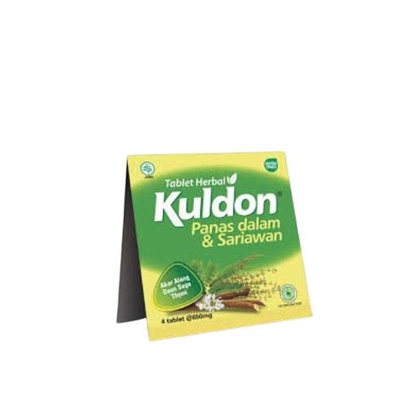 Kuldon Sariawan 1 Strip isi 4 Tablet / Meredakan Panas Dalam / Sariawan - Gambar 2