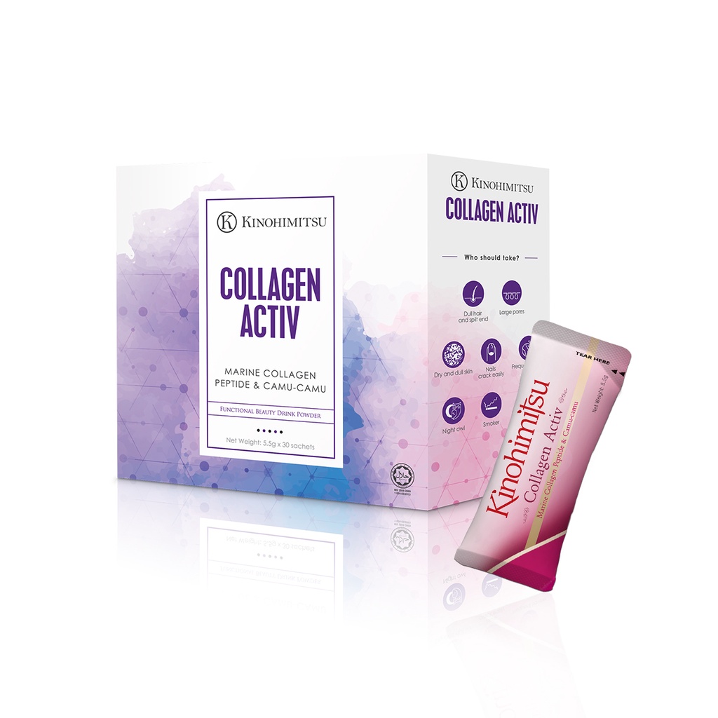 Kinohimitsu Collagen Activ 30'S [Authentic Local Ready Stock]