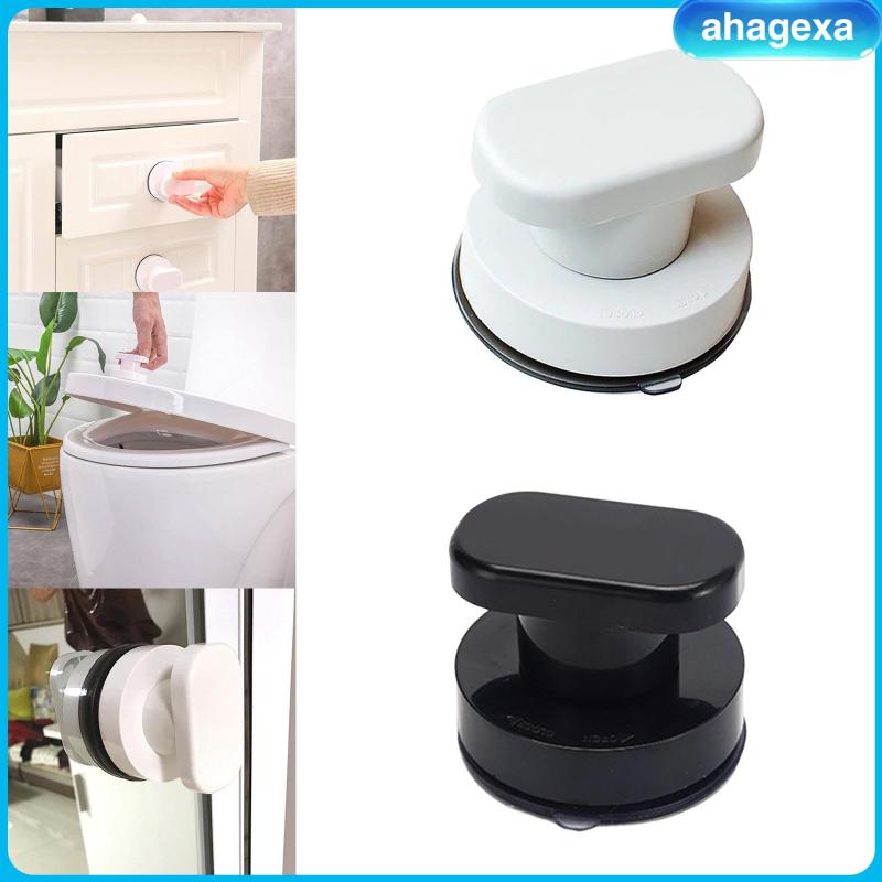 [Ahagexa] Suction Cup Handle Toilet Bathroom Sliding Door Handle for