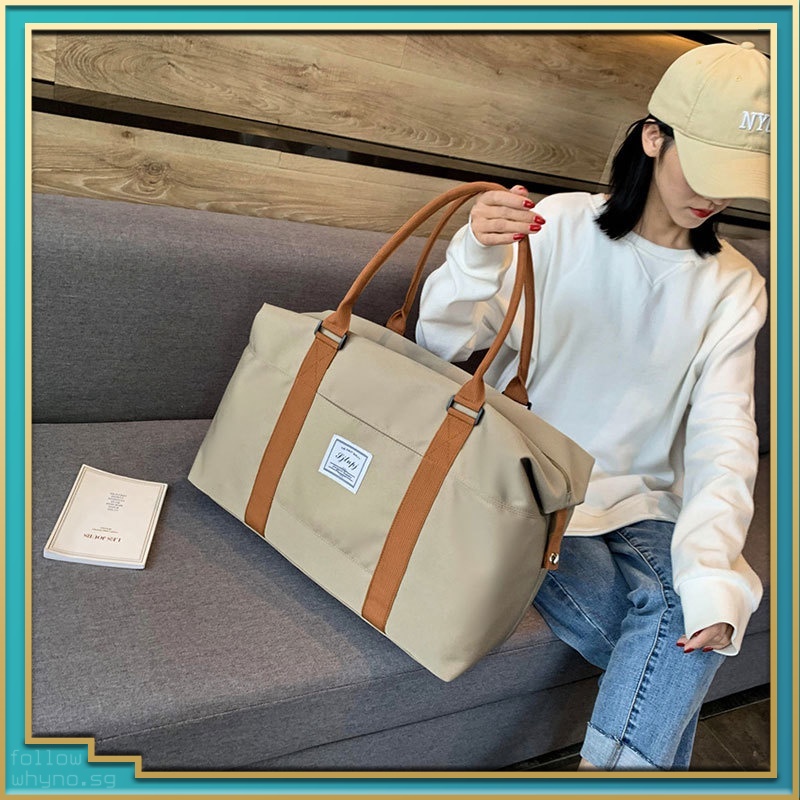 Japanese casual large capacity travel duffel bag Men Hand Carry