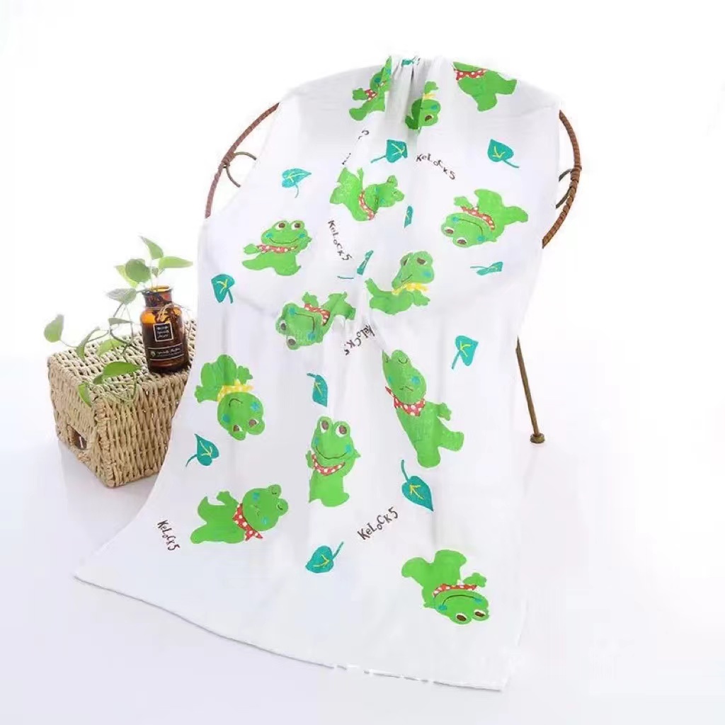 Baby Muslin Bath Towel kids gauze 100 cotton 120cmx60cm Shopee Singapore