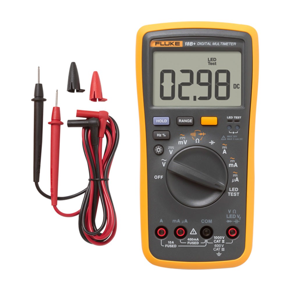 Orginal FLUKE F18B+/18B+ 4000 Counts Multimeter Portable Digital ...