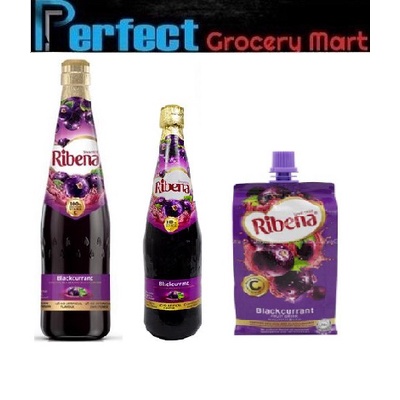 24hour Delivery RIBENA Concentrate Blackcurrant Pack 300ml /Bottles ...