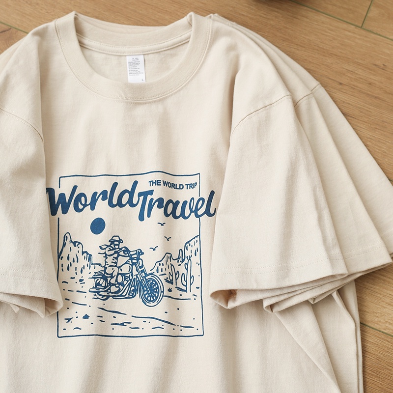 Korean Style Print Oversize Summer Short sleeve T shirt Clothing Tops Women Losse 2022 Tees