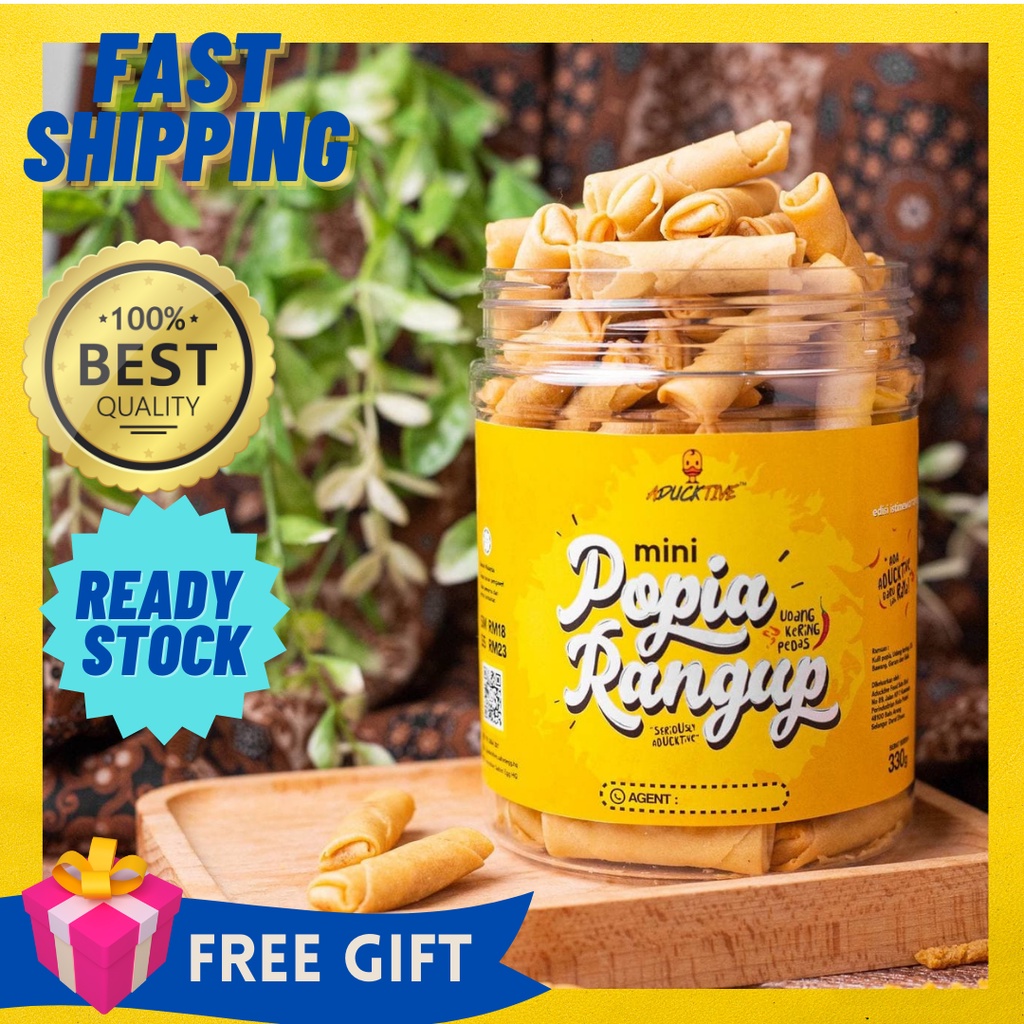 ADUCKTIVE Mini Popia Rangup Udang Kering (Special Edition) | Shopee ...