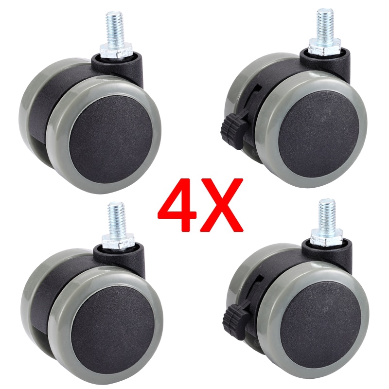 4Pcs Universal Furniture Wheel 50mm Caster 2