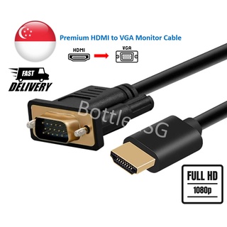 Cable HDMI a VGA HDMI a VGA 1.8m HD HDTV para host Cable de conexión de  video