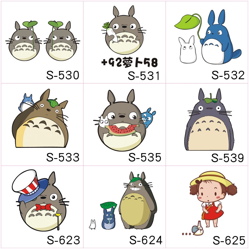 Totoro Car Sticker Waterproof Car Decals Fuel Tank +92/5/8 Rearview ...