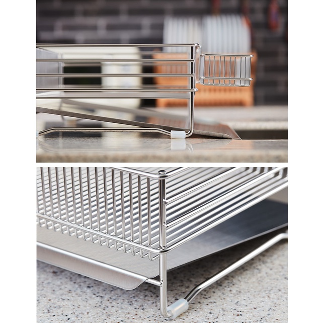 Vatya Stainless steel dish drying rack Shopee Singapore