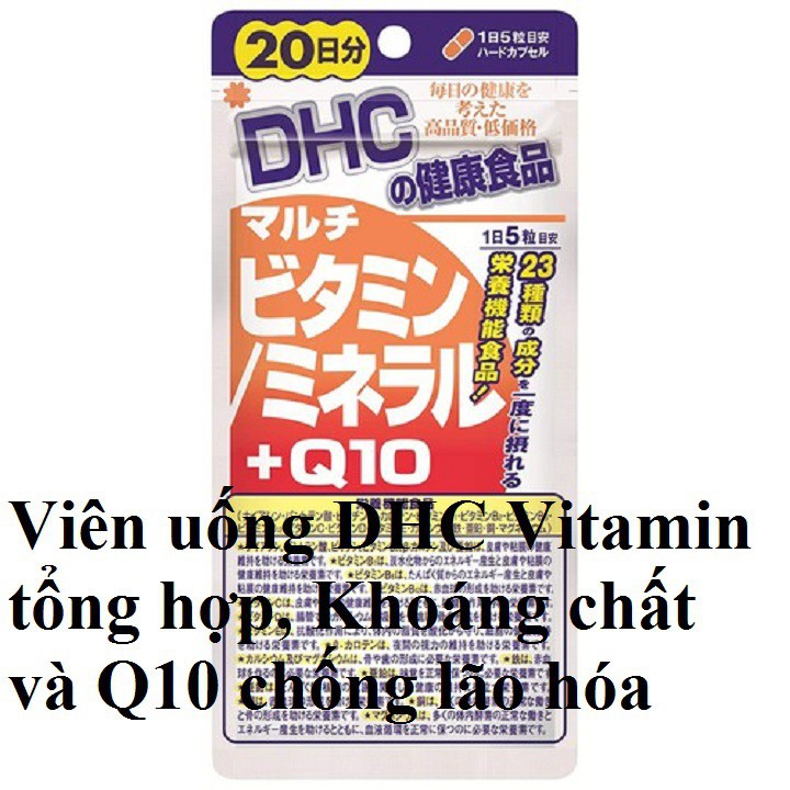 Vitamins and minerals and Q10 Japan in 20 days against aging, enhancing