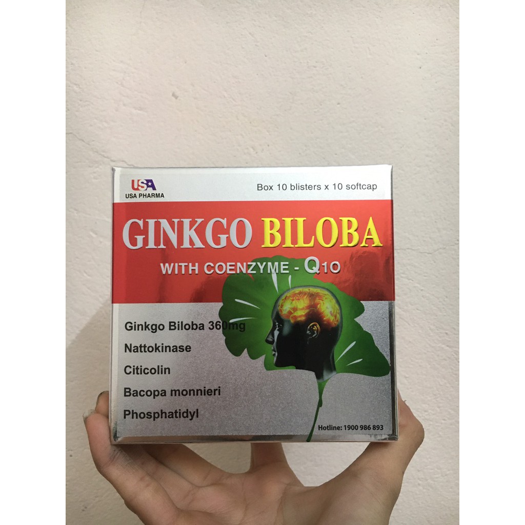 Ginkgo Biloba Q10 Red Brain Tonic Tablets (H / 100v) Shopee Singapore