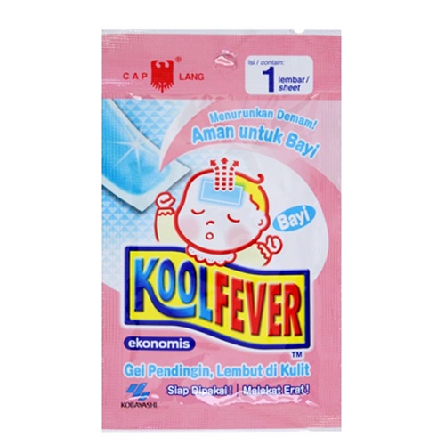 Kool Fever Baby Ekonomis 1 Lembar / Kompres Bayi / Panas Bayi - Gambar 3