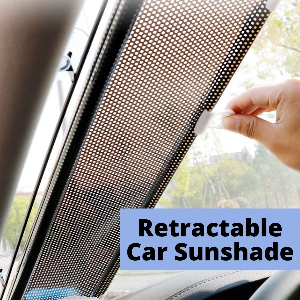 【SG】Retractable Car Shade Foldable Car Sunshade SunProof Windshield Car Sum Field Sun