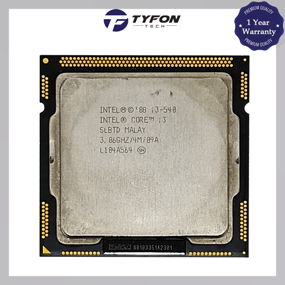 Intel Core i3-540 Desktop Processor (4M Cache, up to 3.06 GHz ...
