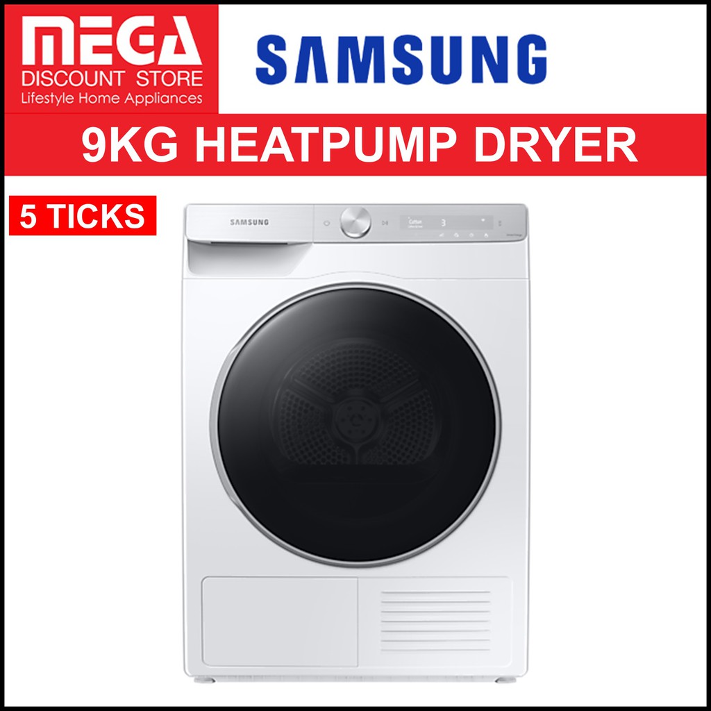 SAMSUNG DV90T8240SH/SP 9KG HEATPUMP DRYER (5 TICKS) | Shopee Singapore