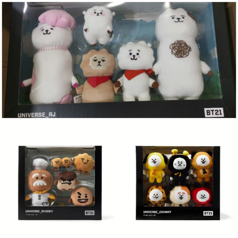 [Instock] BT21 BTS Universe Universe Star Plush Set | Shopee Singapore