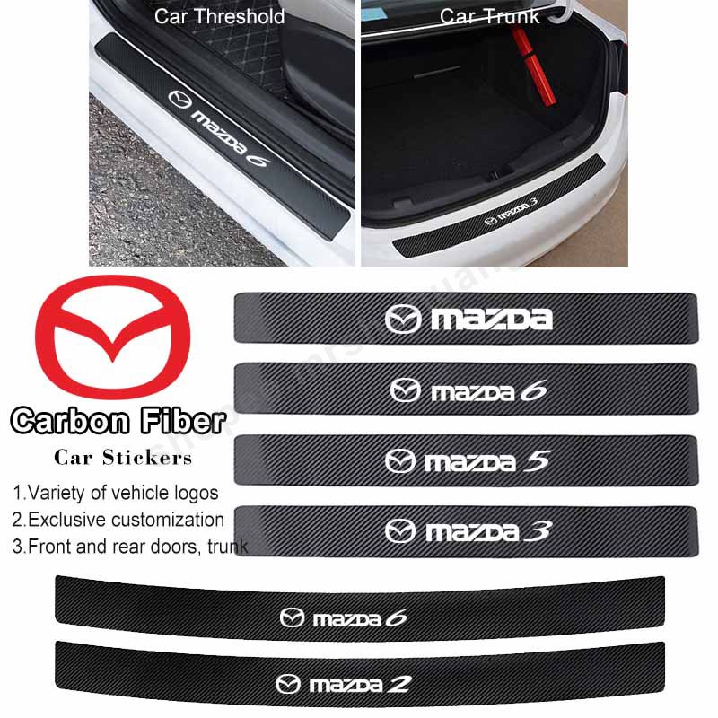 Car Sticker Door Edge Stickers Leather Protector For Mazda 2 3 CX3 CX30 ...