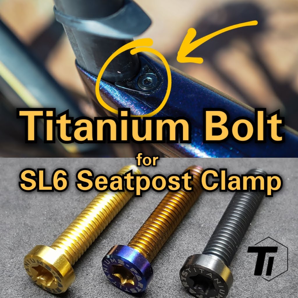 Ti Parts Titanium Bolt for SL6 SL7 SL8 Venge Seatpost Clamp Wedge