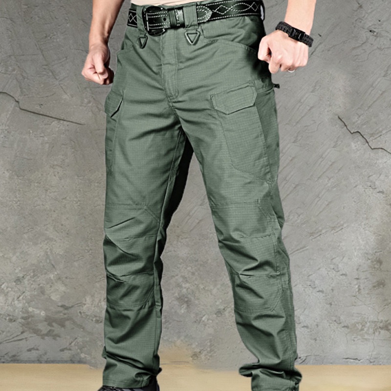 Four Seasons Plus Size Men Casual Tactical Pants Cargo Trousers Classic ...