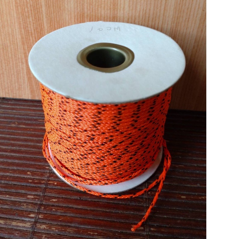 1.5mm Orange Bottom Black Dot Nylon Water Line Household Universal Rope ...