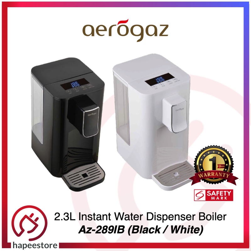 Aerogaz 2.3L Instant Boiling Water Dispenser (AZ289IB) (Black / White) Shopee Singapore
