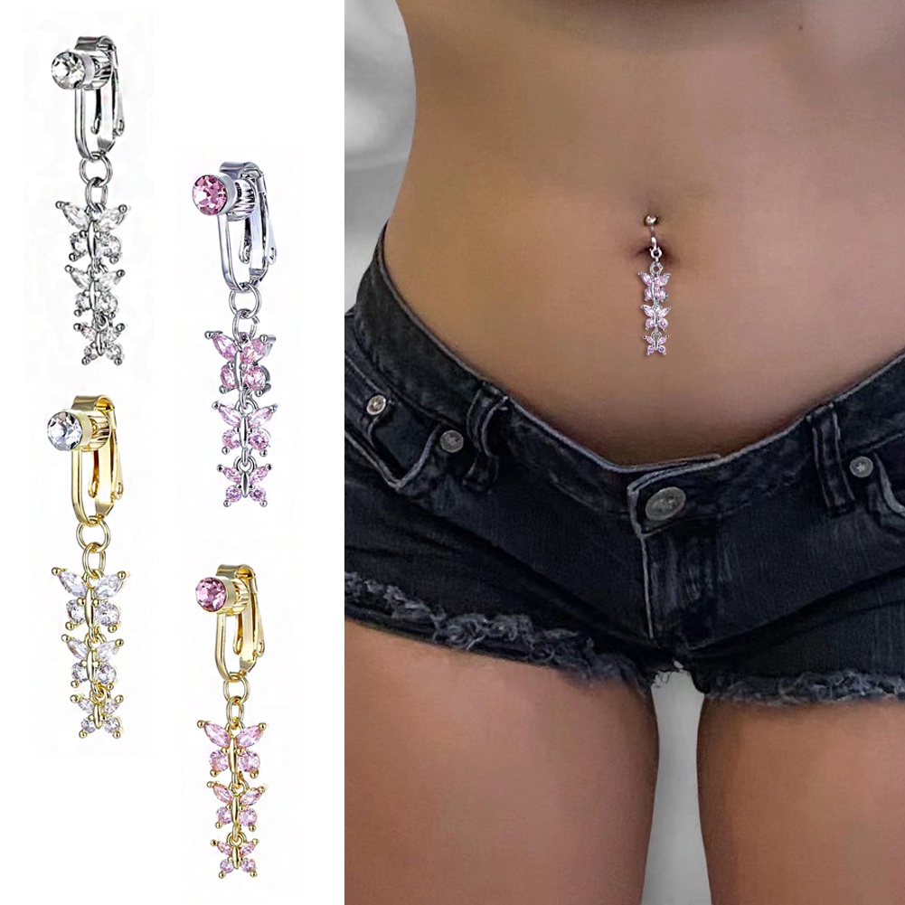 Faux belly hot sale button rings