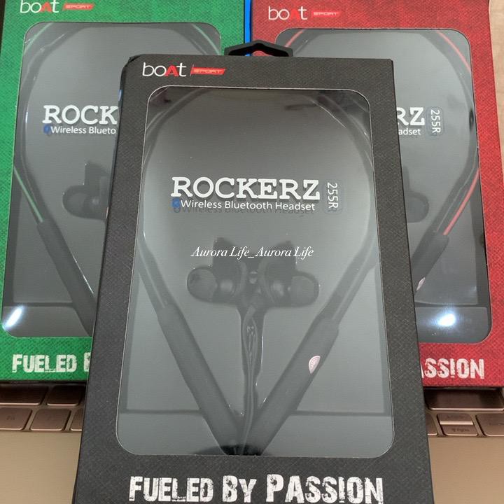 Bluetooth Headset Extra Bass Boat Rockerz 255R Wireless Earphones Shopee Singapore