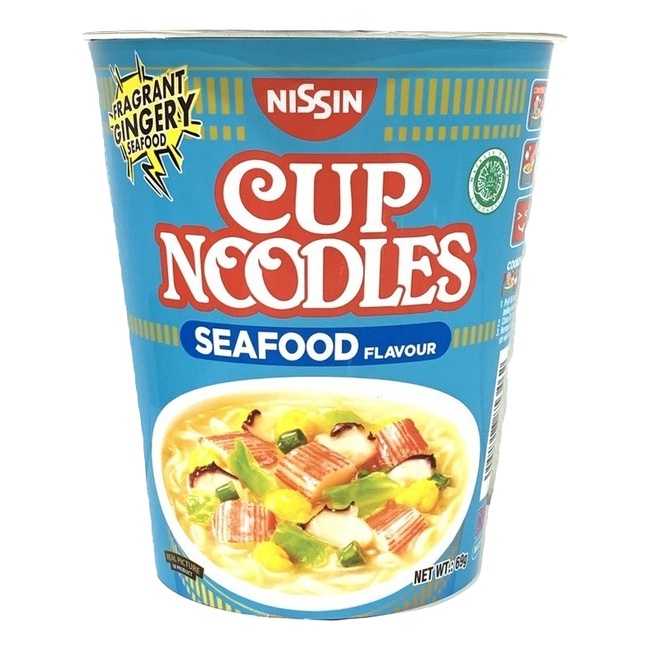 Nissin Cup Noodles (HALAL) - Seafood / Tom Yam Seafood / Chicken ...